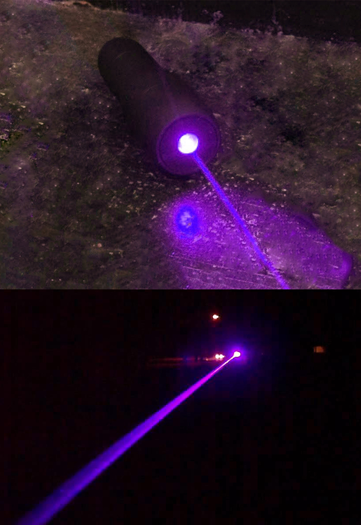 300mW Laser Bleu Violet puissant